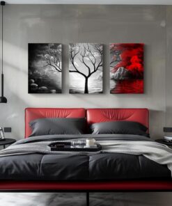 Alternative view of Set of 3 Premium Wall Art Photo Tiles – Modern Home Decor Sets 8x11