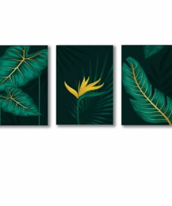 Alternative view of Set of 3 Premium Wall Art Photo Tiles – Modern Home Decor Sets 8x11 | With Frame