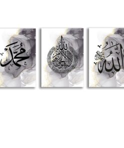Set of 3 Premium Wall Art Photo Tiles – Modern Home Decor Sets 8x11