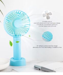 Eternal Classic Portable USB Mini Fan Air Cooler Rechargeable Handheld Bladeless Fan | Multiple Colours