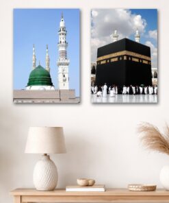 Set of 2 Premium Wall Art Photo Tiles – Modern Home Decor Sets  8x11