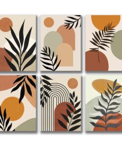 Alternative view of Set of 6 Premium Wall Art Photo Tiles – Modern Home Decor Sets 8x11