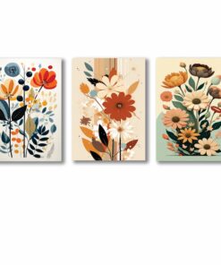 Alternative view of Set of 3 Premium Wall Art Photo Tiles – Modern Home Decor Sets 8x11