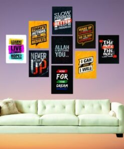 Alternative view of Set of 9 Premium Wall Art Photo Tiles – Modern Home Decor Sets 8x11
